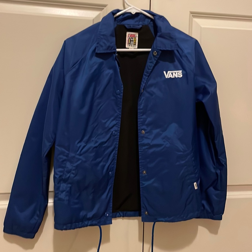 Vans windbreaker button up